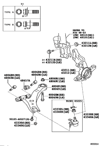 480690E060-ARM SUB-ASSY