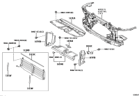 16593F0780-GUIDE, RADIATOR AIR