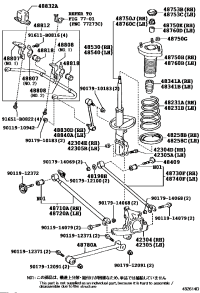 4875048071-SUPPORT ASSY, REAR SUSPENSION, RH