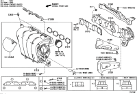 171770T020-GASKET, INTAKE MANIFOLD TO HEAD, NO.1