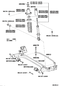 482311H540-SPRING, COIL, REAR, RH/LH