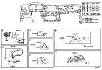 554100A160C0-PANEL ASSY, INSTRUMENT CLUSTER FINISH