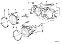 63121378369-HEAD LAMP CLIP