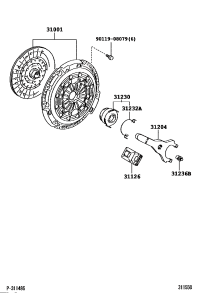3123020200-BEARING ASSY, CLUTCH RELEASE