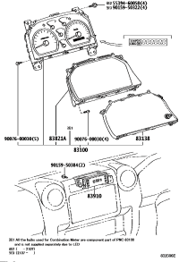 838006BD71-METER ASSY, COMBINAT