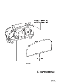 838000N080-METER ASSY, COMBINAT
