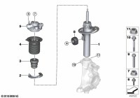 31305A8E655-SHOCK ABSORBER FRT LFT E38/5SR