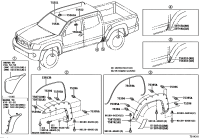 5874104110-PROTECTOR, REAR WHEEL EXTENSION, RH