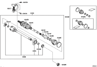 90311C0048-OIL SEAL, FRONT DRIVE SHAFT, RH