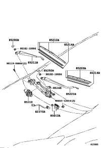 851101A080-MOTOR ASSY, WINDSHIELD WIPER