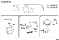 55412YK010-PANEL, INSTRUMENT CLUSTER FINISH, CENTER NO.1