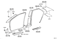 6221112320A0-GARNISH, FRONT PILLAR, RH