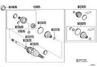 42340V2020-SHAFT ASSY, RR DRIVE
