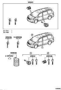 8990408010-TRANSMITTER SUB-ASSY, ELECTRICAL KEY