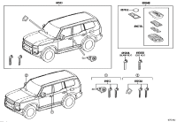 690520G040-CYLINDER & KEY SET, DOOR LOCK, LH