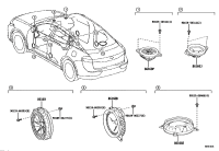 8615030650-SPEAKER ASSY, REAR NO.3
