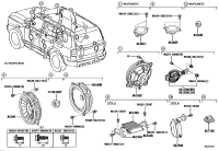 8615060420-SPEAKER ASSY, REAR NO.3
