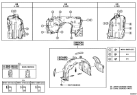 53805YK010-SHIELD SUB-ASSY, FRONT FENDER SPLASH, RH