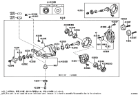 4111050220-CARRIER ASSY, DIFFERENTIAL, REAR