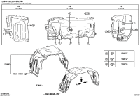 538050G040-SHIELD SUB-ASSY, FRONT FENDER SPLASH, RH