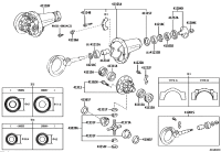 4120180A07-FINAL GEAR KIT, DIFFERENTIAL, FRONT