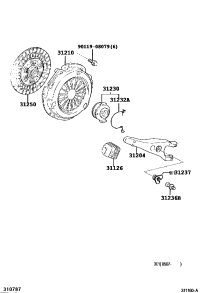 3123020191-BEARING ASSY, CLUTCH RELEASE