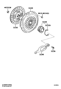 3125036601-DISC ASSY, CLUTCH