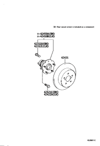 4243112260-DISC, REAR