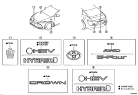 7544230280-PLATE, LUGGAGE COMPARTMENT DOOR NAME, NO.2