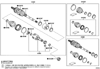 4341002F90-SHAFT ASSY, FRONT DRIVE, RH