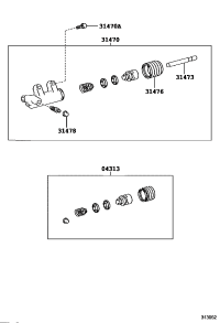 314700K090-CYLINDER ASSY, CLUTCH RELEASE