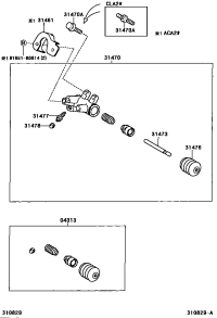 3147020231-CYLINDER ASSY, CLUTCH RELEASE