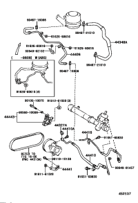 4442042010-TUBE, RETURN(FOR STEERING GEAR OUTLET)