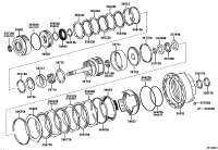 3460136020-DRUM SUB-ASSY, OVERDRIVE DIRECT CLUTCH