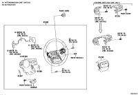 4513060760C0-BUTTON ASSY, HORN
