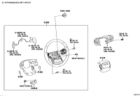 4513060780C0-BUTTON ASSY, HORN