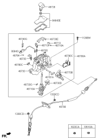 467203R350BG2-KNOB ASSY-GEAR SHIFT LEVER