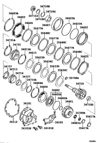 3460132021-DRUM SUB-ASSY, OVERDRIVE DIRECT CLUTCH