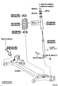 4210152192-BEAM SUB-ASSY, REAR AXLE