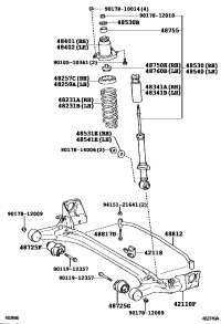 4834112230-BUMPER, REAR SPRING, NO.1, RH/LH