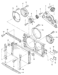 4D0121283B-SUPPORT ASSY, INSULATOR