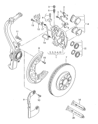 4D0698151S-BRAKE PAD SET/A6/A7