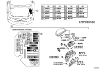 8266202M30-COVER, RELAY BLOCK, UPPER, NO.1