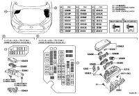 826620A380-COVER, RELAY BLOCK, UPPER, NO.1