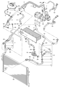 L5QD122051G-RADIATOR HOSE/A3/GOLF/JETTA