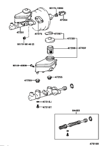 0449342020-CYLINDER KIT, BRAKE MASTER