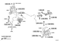 12305F2160-INSULATOR SUB-ASSY, ENGINE MOUNTING, RH