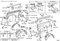 6624804030-PROTECTOR, REAR BODY SIDE PANEL, RH