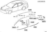 7573006300-MOULDING ASSY, RR