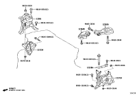 123050T470-INSULATOR SUB-ASSY, ENGINE MOUNTING, RH